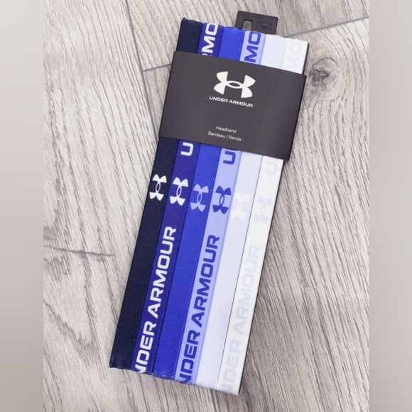 NWT Under Armour Women's UA Graphic Mini Headbands - 6-Pack - Picture 3 of 6